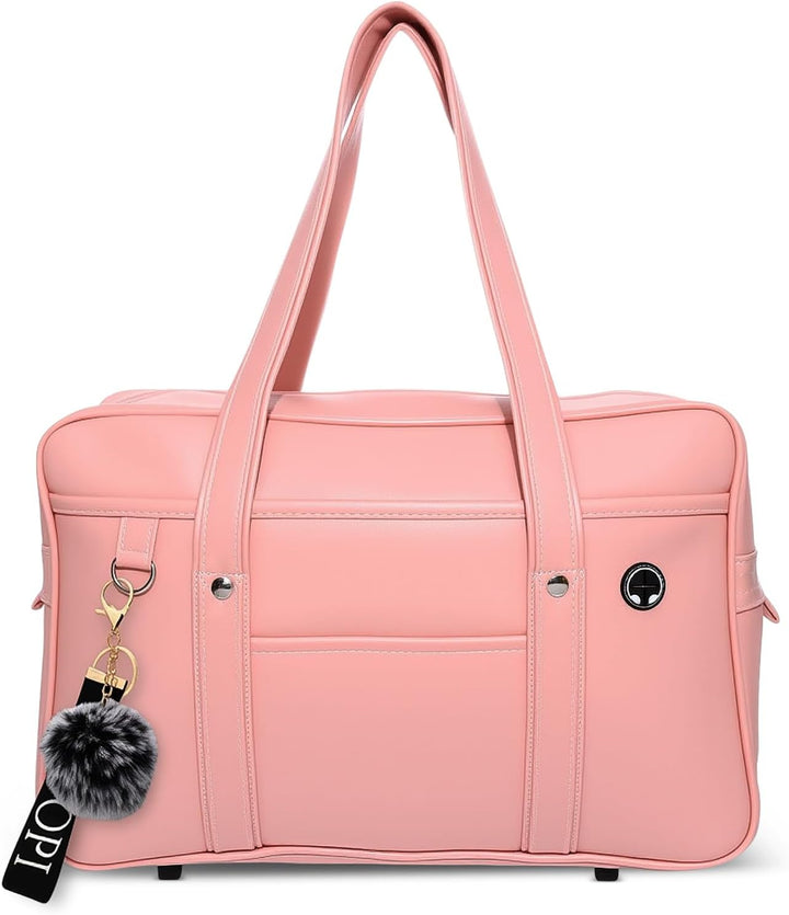 DIRRONA Damen Schultertasche Japanische Schule Handtasche Lässig Kawaii JK Tasche Grosse PU Leder Da