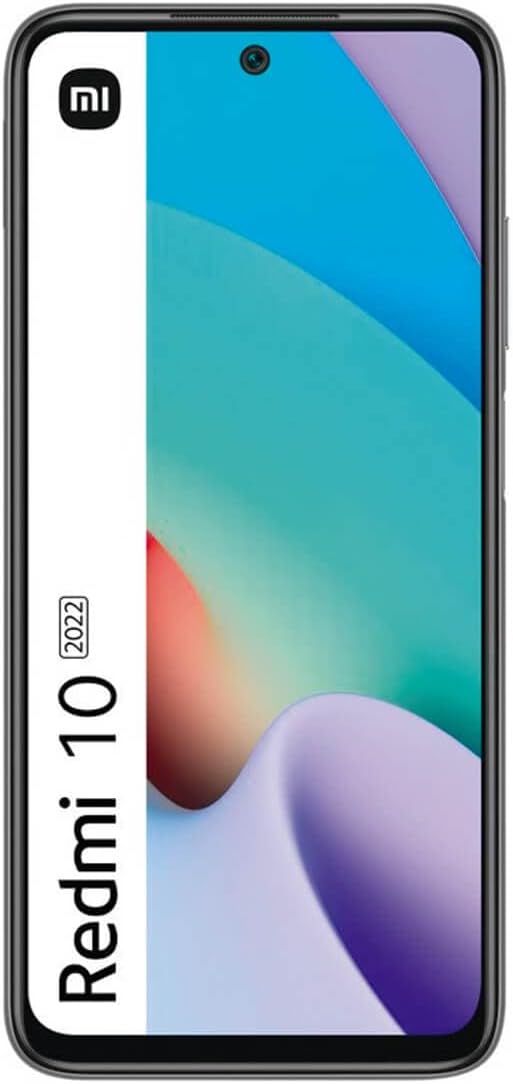 Xiaomi Redmi 10 (2022) - Smartphone 128GB, 4GB RAM, Dual SIM, Carbon Gray Carbon Gray 4+128G, Carbon