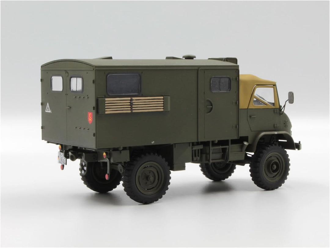 ICM ICM35136 1:35-Unimog S 404 w/Box Body, Bundeswehr LKW Massstab Modellbausatz