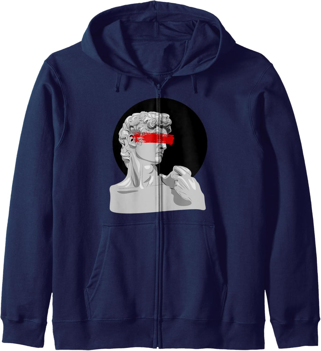 Pop Art TShirt, Mona Lisa Kunst David Statue da Vinci Statue Kapuzenjacke