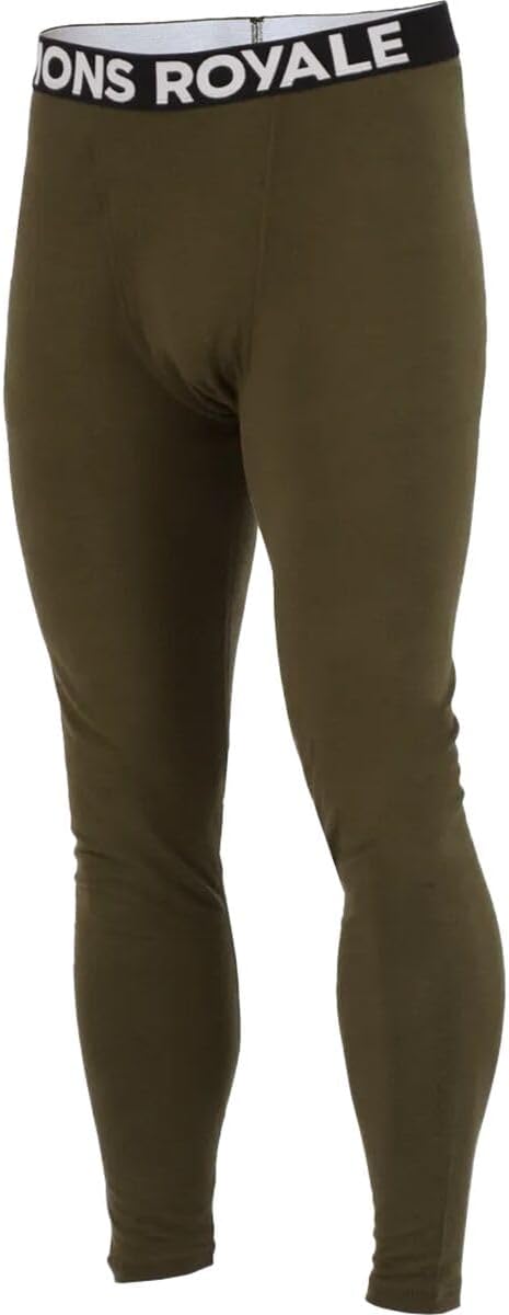 Mons Royale Herren Cascade Flex 200 Hose Lange Unterhose Funktionsunterwäsche XL Dark Olive, XL Dark
