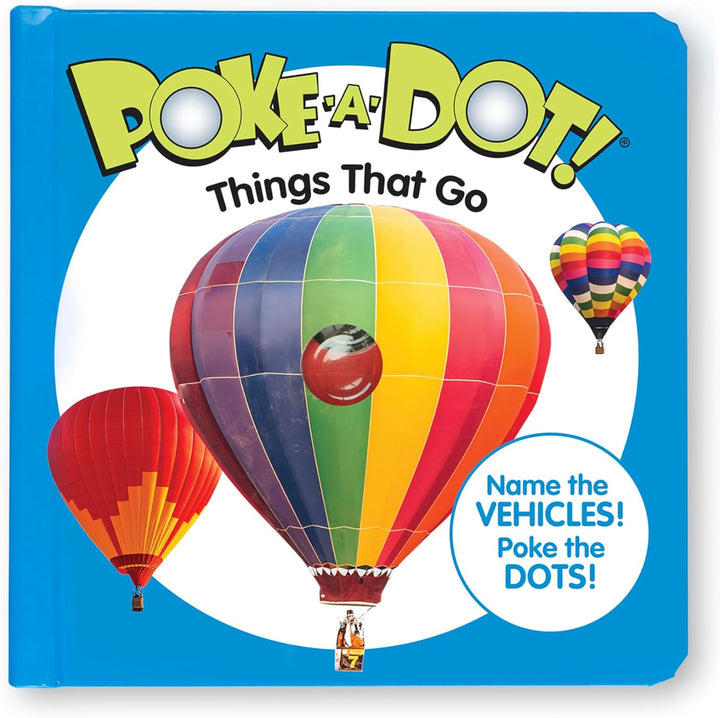 Melissa & Doug 41354 Poke-a-Dot Things That Go | Activity Books | 3+ | Geschenk für Jungen oder Mädc