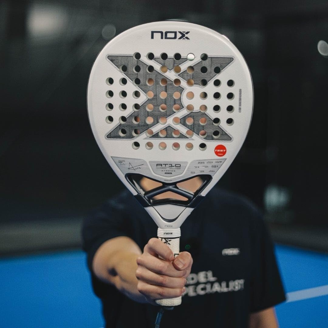 Nox Agustin Tapia Padelschläger Genius 12K Xtrem Lite AT10, Mehrfarbig
