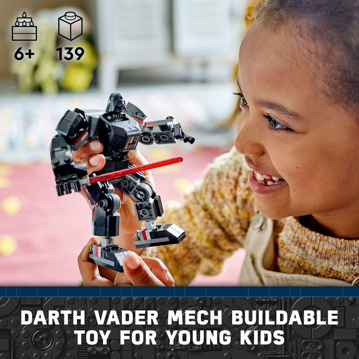 LEGO Star Wars Darth Vader Mech 75368 Star Wars Actionfigur zum Zusammenbauen, dieses Sammlerstück S