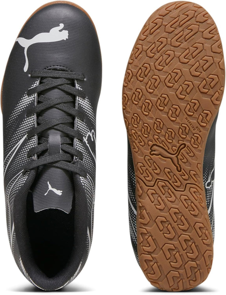 Puma Unisex Kinder Attacanto Turf Training Soccer CleatsSneaker 29 EU Puma Black Silver Mist, 29 EU