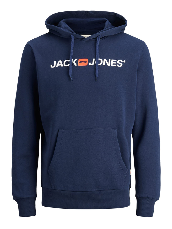 JACK & JONES Male Kapuzenpullover Logo Kapuzenpullover XS Blau (Insignia Blue/Reg Fit), XS Blau (Ins