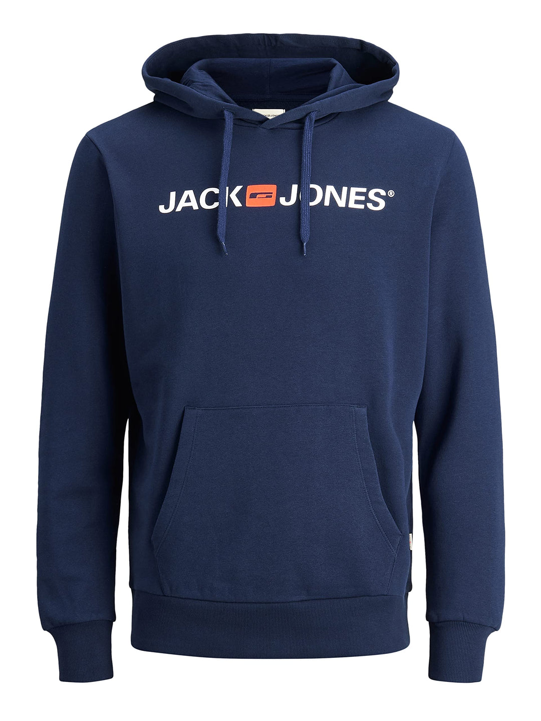 JACK & JONES Male Kapuzenpullover Logo Kapuzenpullover S Blau (Insignia Blue/Reg Fit), S Blau (Insig