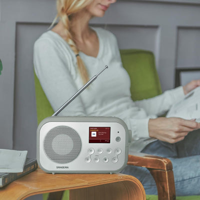 Sangean DPR-42BT tragbares DAB+ Digitalradio (FM-RDS-Tuner, Bluetooth, integrierter Lautsprecher, Ba