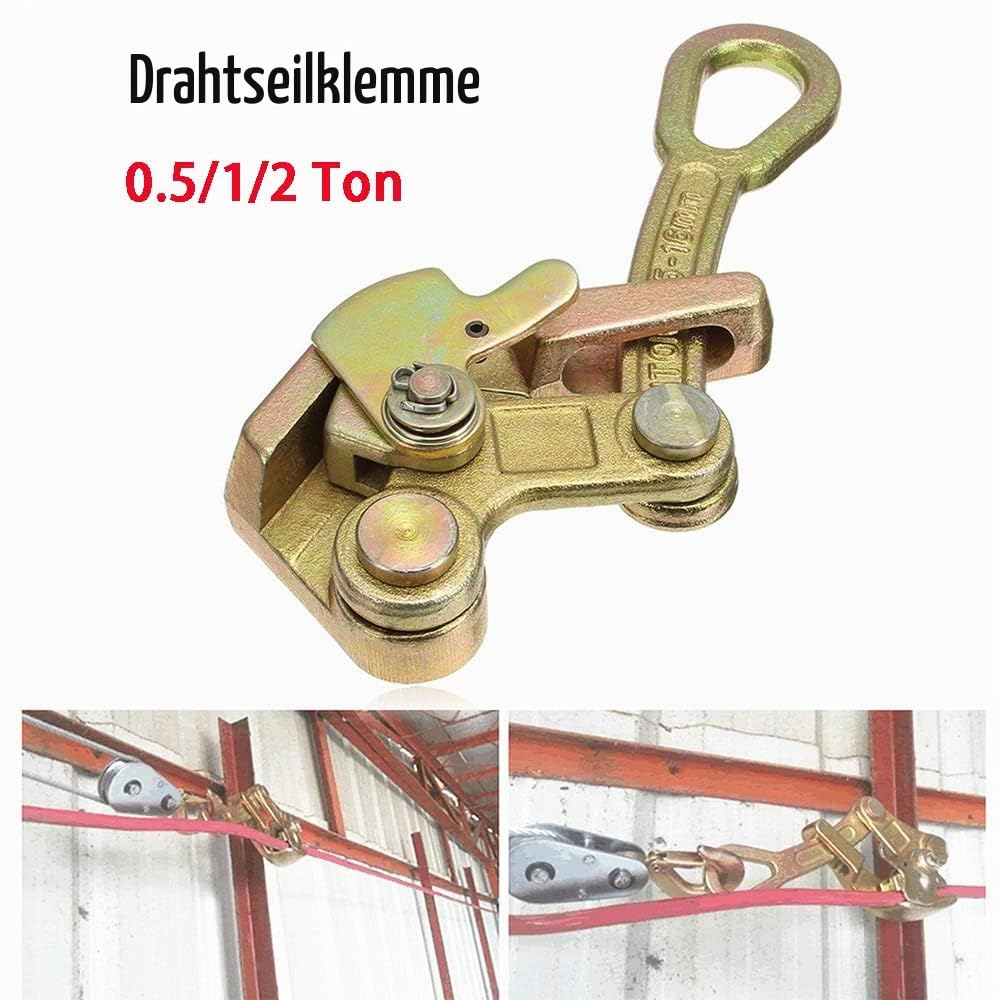 Drahtseilspannerklemme, Schwerlastdrahtspanner, Multifunktionale Drahtseil-Kabelklemme für Kommunika