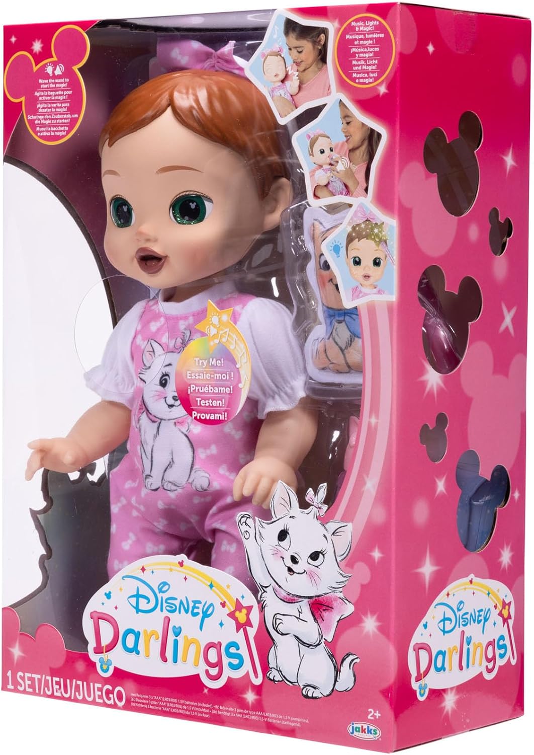 Disney Darlings Deluxe Feature Doll: Marie - Auburn Hair, Green Eyes