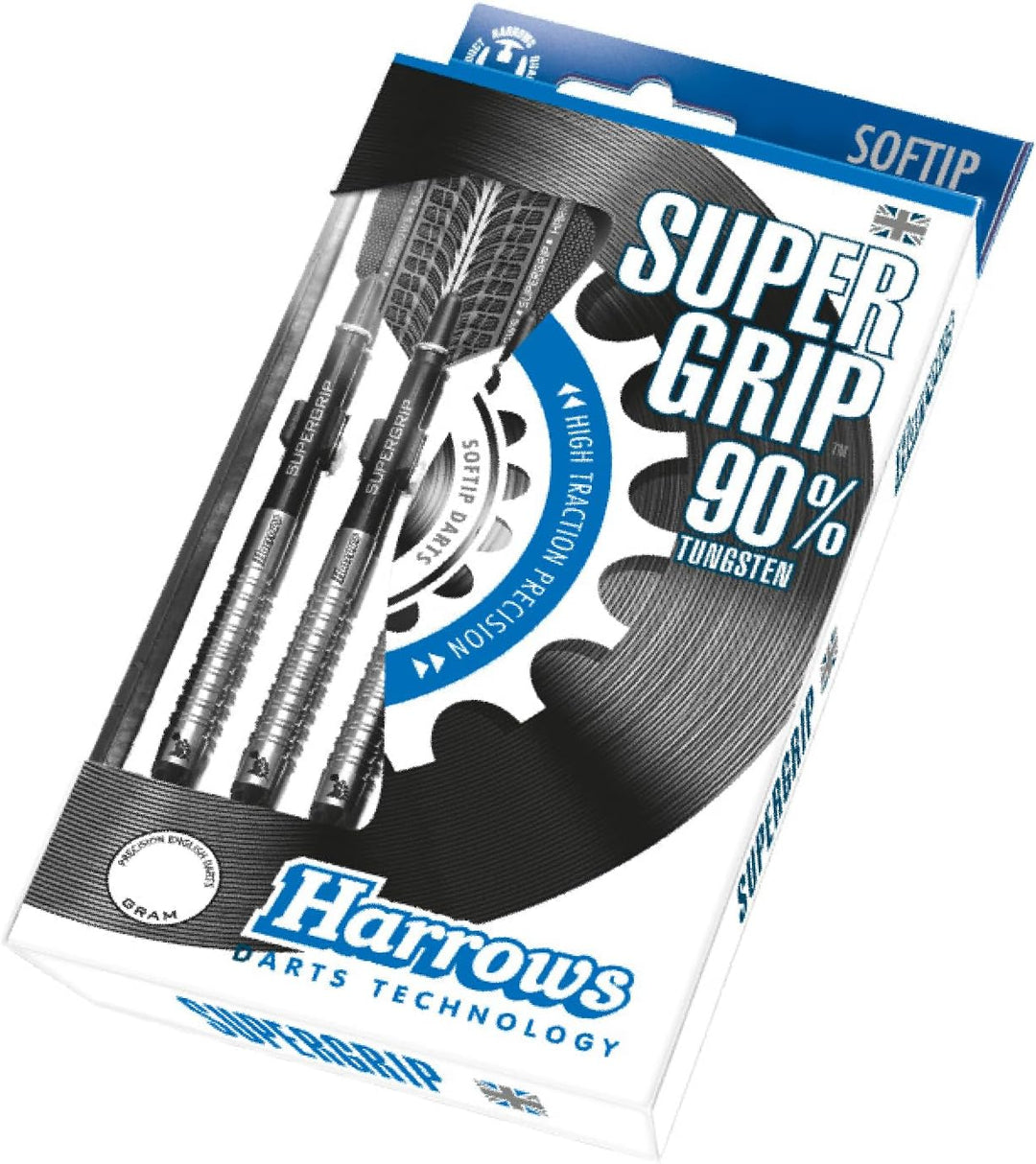 Harrows Supergrip Softdart 90% Tungsten Dartpfeile 18g, 18g