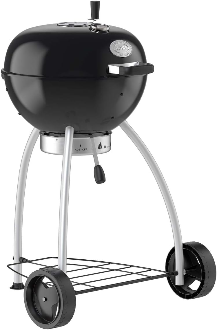 RÖSLE Kohlekorb F50/F50 AIR, 2-TLG, Hochwertige Kohlekörbe für gleichmässige Hitze im Kugelgrill & H