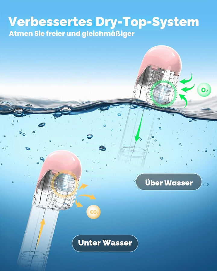 ACURE Schnorchelmaske für Kinder - CO2-sichere Tauchmaske für Schwimmanfänger im Alter von 3-8 Jahre