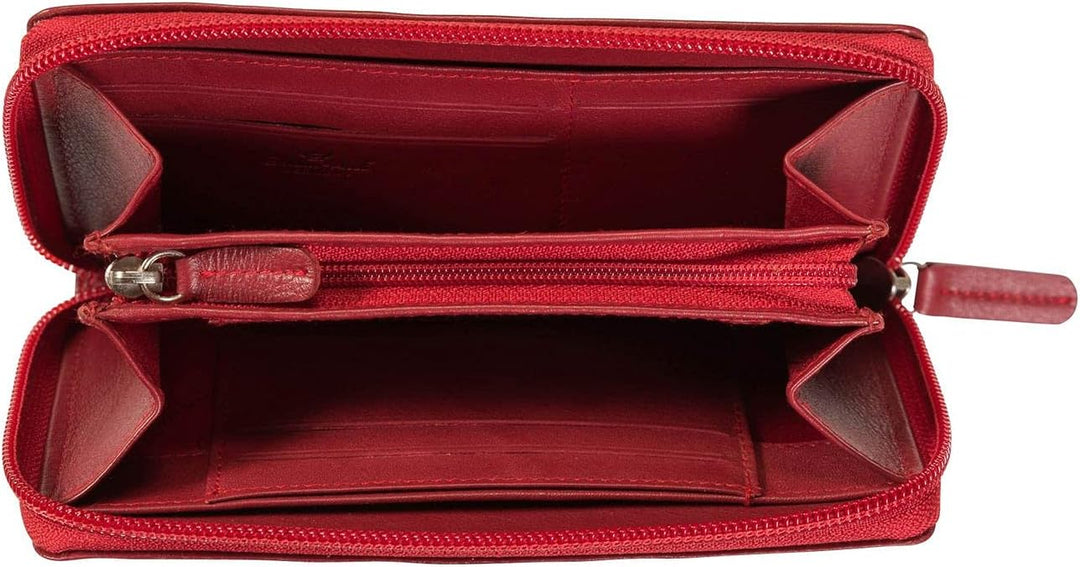 Golden Head Polo - Geldbörse 7cc 15 cm RFID rot