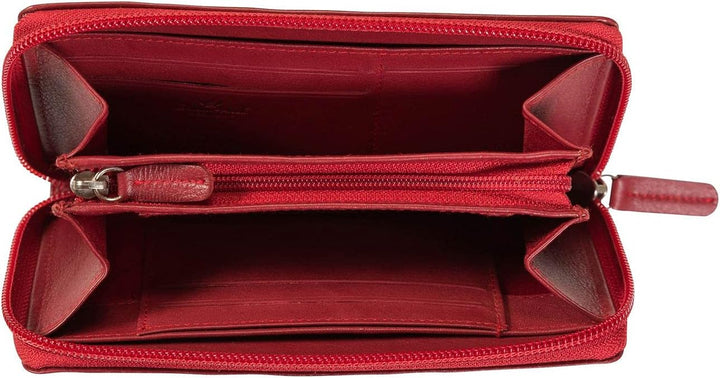 Golden Head Polo - Geldbörse 7cc 15 cm RFID rot