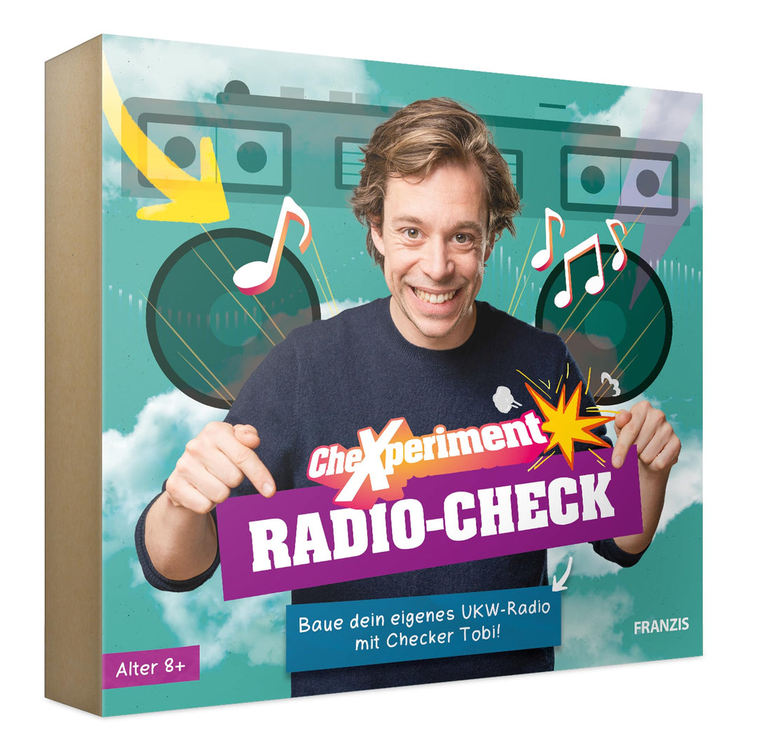 FRANZIS 67228 - CheXperiment - Radio Check - Entdecke mit Checker Tobi die Welt des Radios und baue