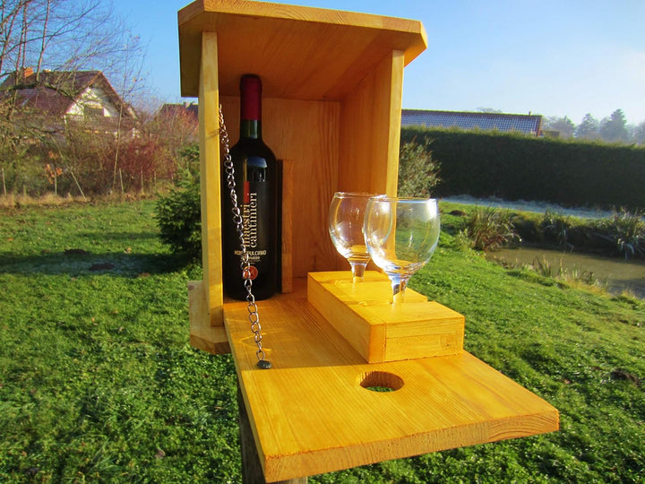 Vogelhaus,Nistkasten, Vogelhäuschen ` Papas Schnaps Bar, Zwitscherkasten` Gross