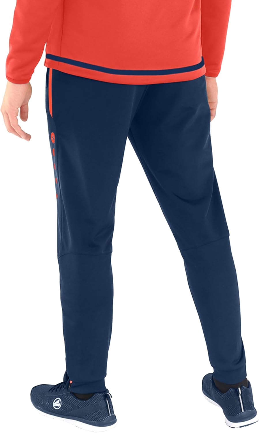 JAKO Herren Jacke Competition 2.0, royal/marine, XXL, 9318 L Navy/Flame, L Navy/Flame