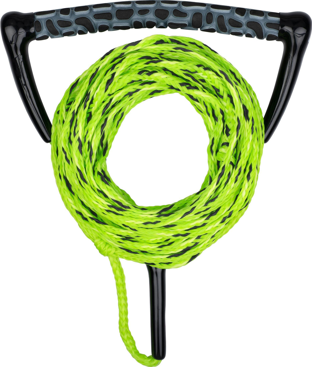Mesle Wasserski und Wakeboard-Leine Ergo, Länge 23m Zug-Seil mit Hantel Griff lime, lime