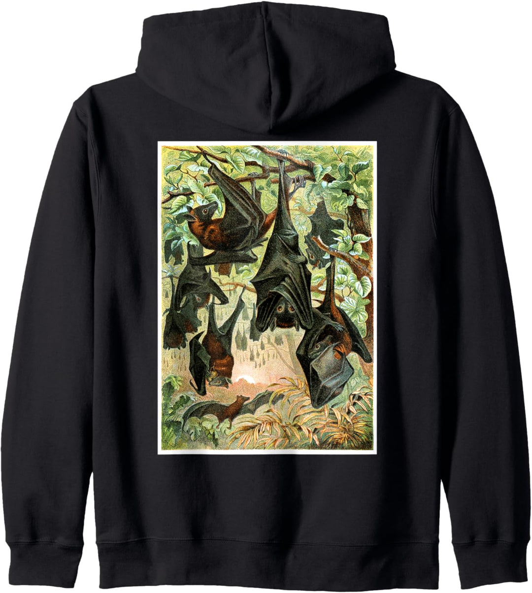 Flying Foxes Fledermäuse hängen Fledermaus Vintage Kapuzenjacke