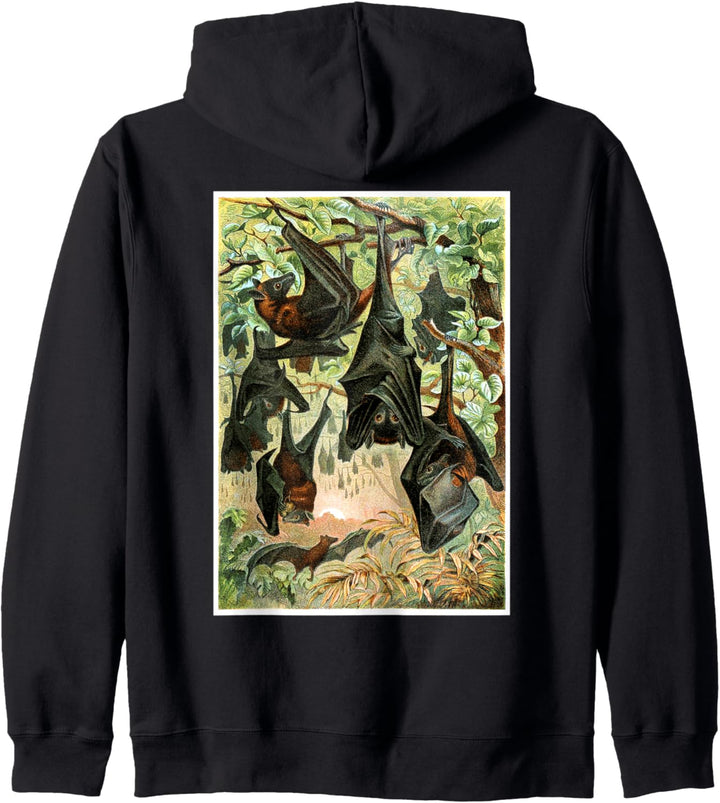 Flying Foxes Fledermäuse hängen Fledermaus Vintage Kapuzenjacke