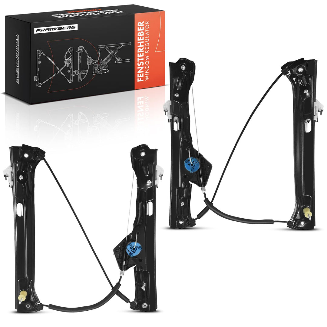 Frankberg 2x Fensterheber Elektrisch ohne Motor Vorne Links Rechts Kompatibel mit M.i.n.i Clubman F5