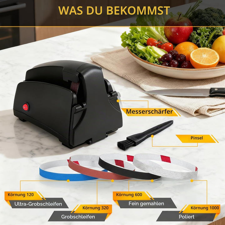 Messerschärfer Elektrisch, Band Messerschleifmaschine, Messerschärfer Profi mit Austauschbare Schlei