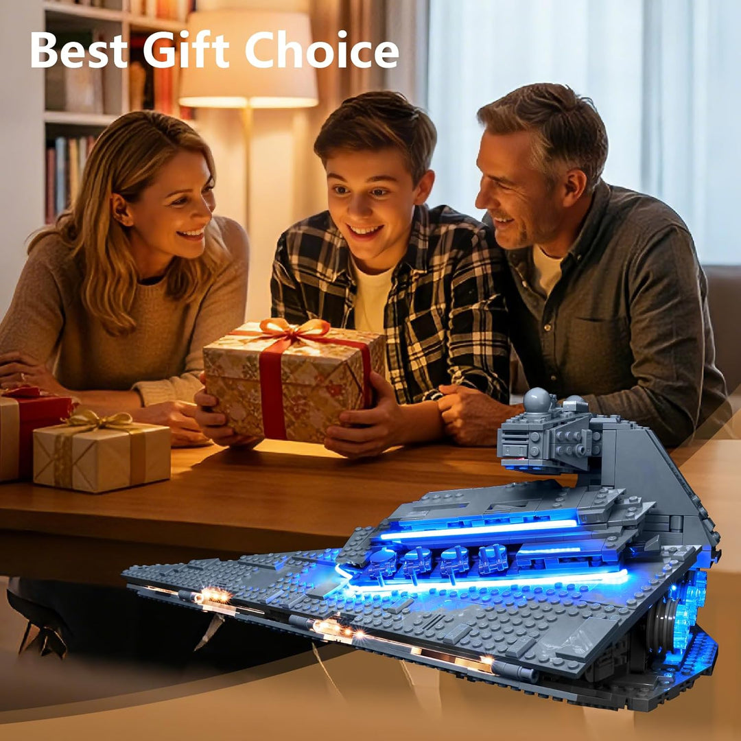 LED Lichtset kompatibel mit LEGO 75394 Imperiale Sternenzerstörer – Kreatives Beleuchtungsset für St