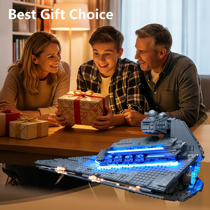 LED Lichtset kompatibel mit LEGO 75394 Imperiale Sternenzerstörer – Kreatives Beleuchtungsset für St