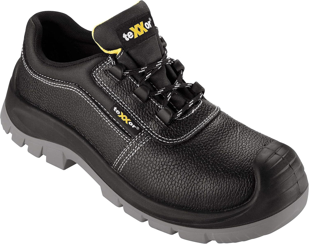 teXXor® S3-Sicherheitshalbschuhe CALAIS, schwarz/schwarz, Gr. 41 41 Schwarz, 41 Schwarz