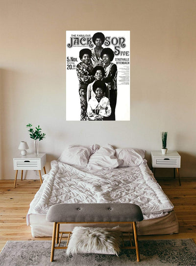 Michael Jackson - I'll Be There, Frankfurt 1972 » Konzertplakat/Premium Poster | Live Konzert Verans