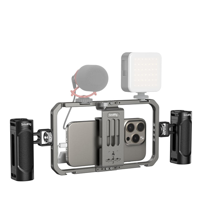 SmallRig Universal Smartphone Video Rig All-in-One Handy Video Kit für Video Creators, Aluminium Han