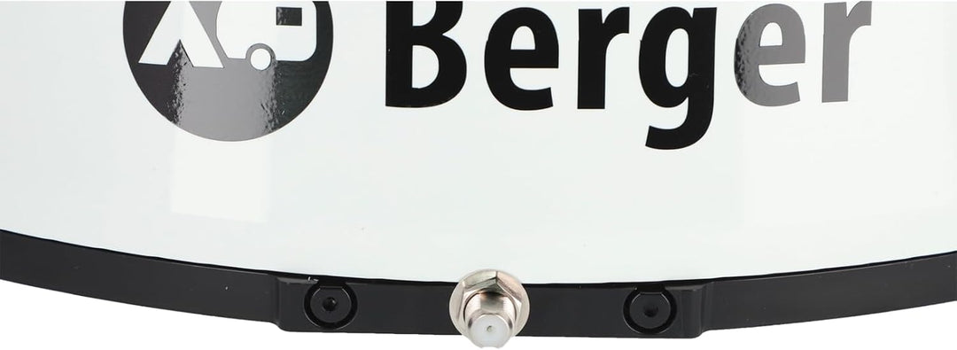 BERGER Move 4.0 Mobile Sat-Antenne | Vollautomatisch für Camping weiss, weiss