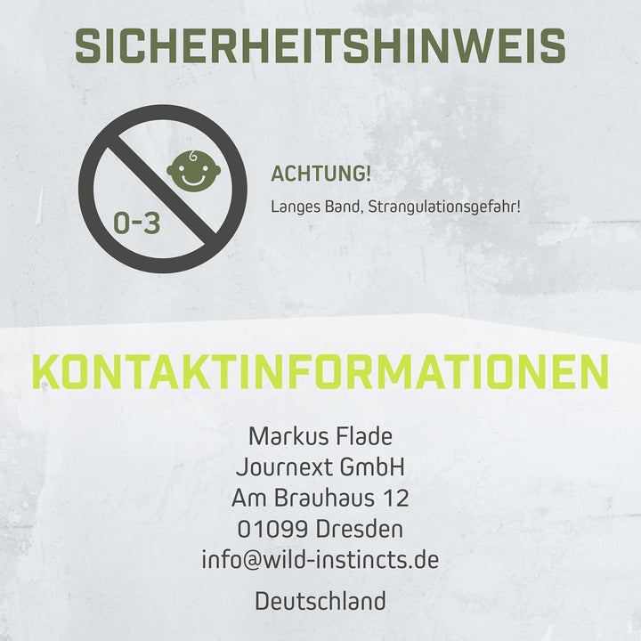 Wild Instincts® Fitnessbänder aus Stoff/Widerstandsbänder Lang/Gymnastikband Stoff/Fitnessbänder Lan