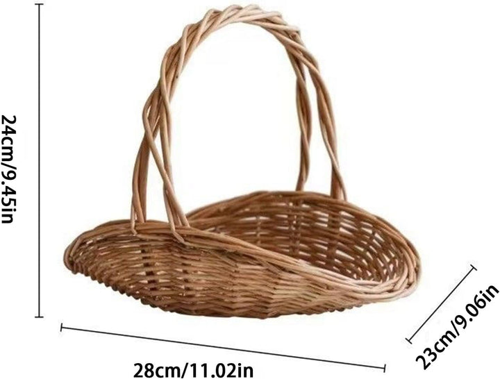 körbe für die Küche Korb Aus Weidenruten Mit Griff