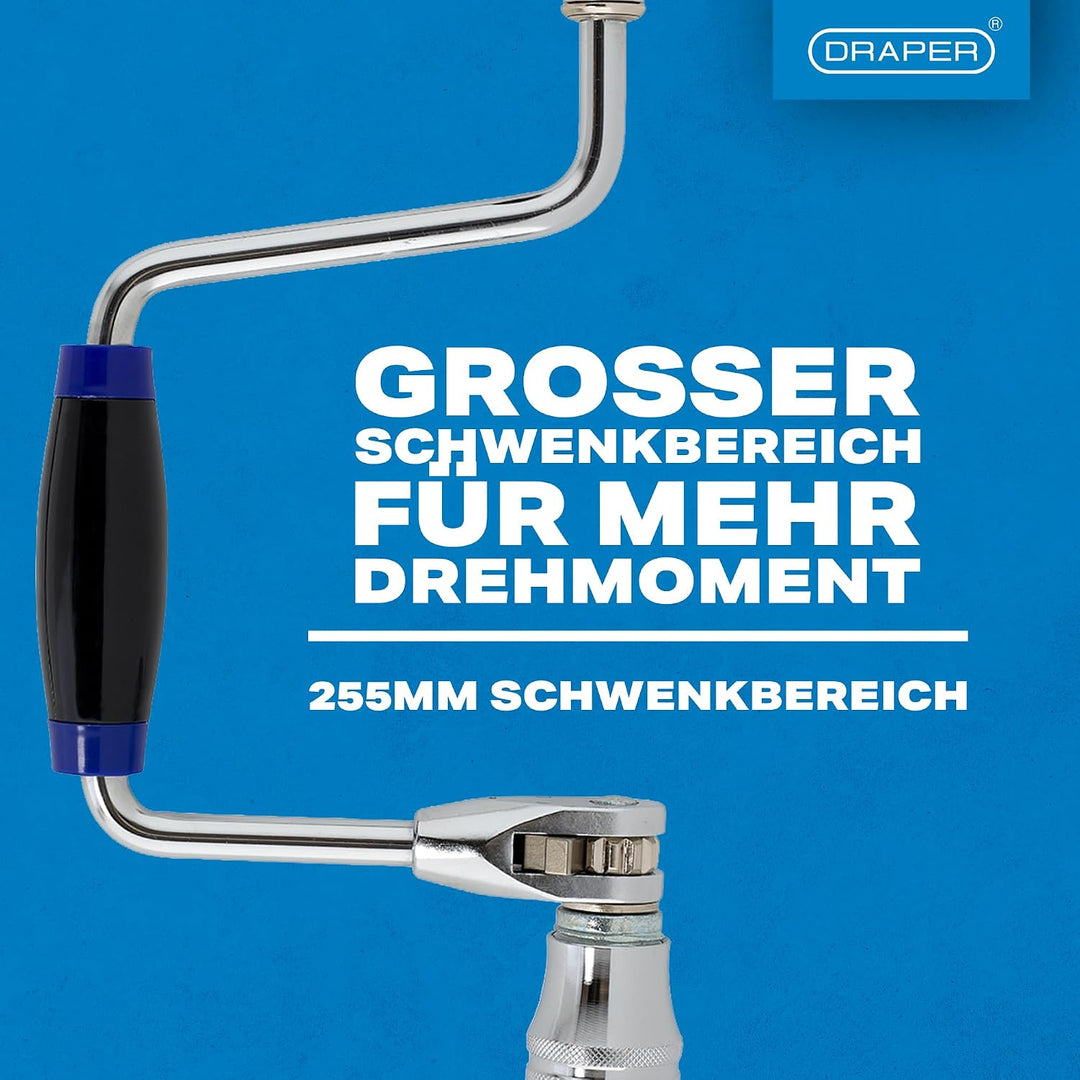 Draper 13840 Bohrwinde 4-Backen
