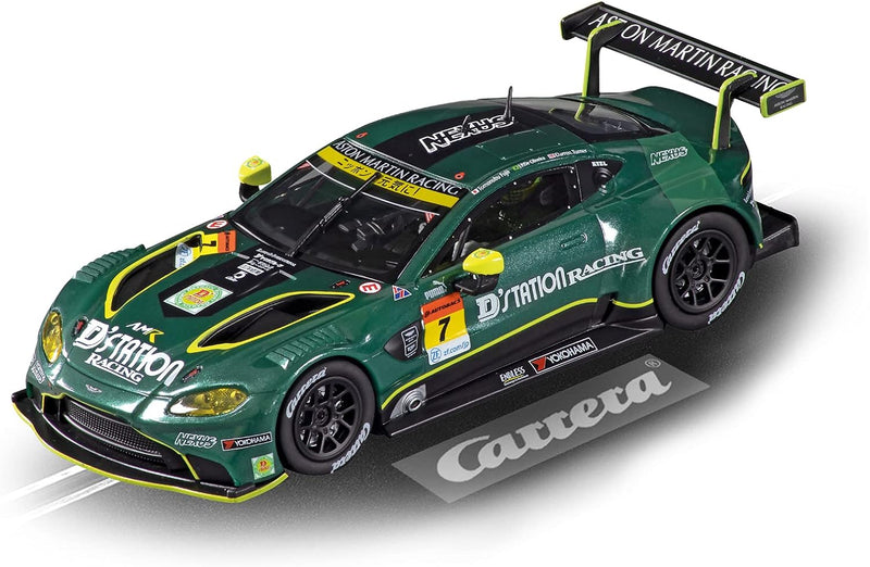 Carrera Digital 132 I Aston Martin Vantage GT3 D-Station Racing No.7 I Auto für Rennbahn | Rennbahne