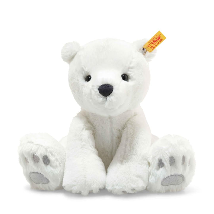 Steiff Kuscheltier Lasse Eisbär, Süsses Stofftier mit Kunststoffaugen, Kinder, Jungen & Mädchen, Sof