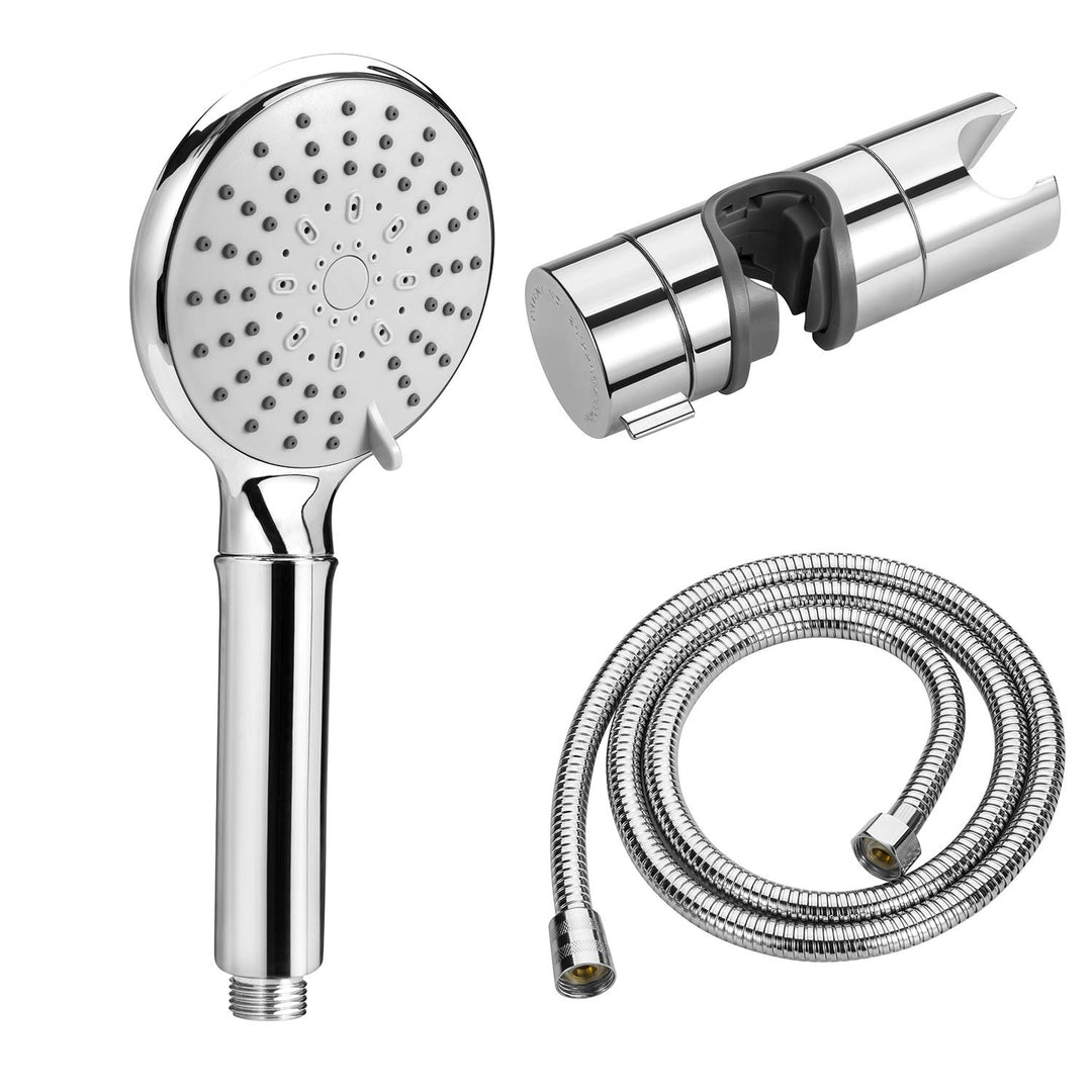 Duschkopf Set, Duschkopf mit Schlauch und Halterung, Dusche Sparduschkopf, Schlauch 1,5m, Duschkopfh