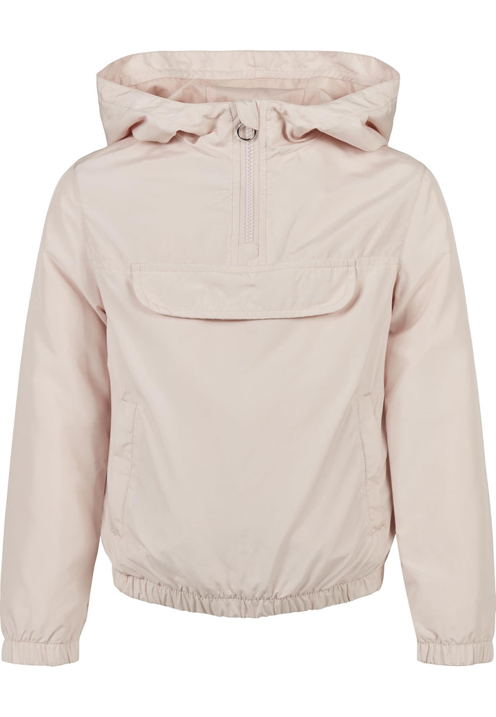 Urban Classics Damen Girls Basic Pullover Jacket 110-116 light pink, 110-116 light pink