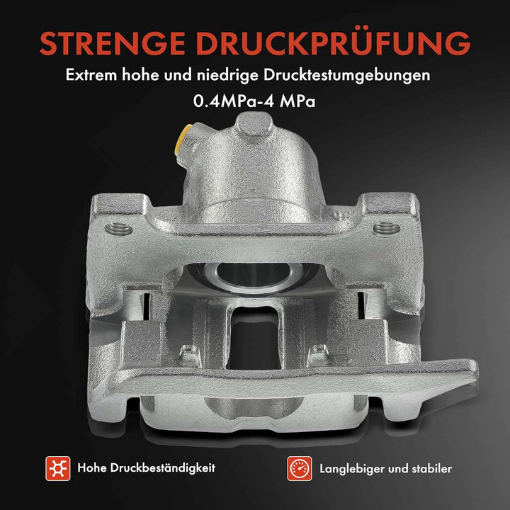 Frankberg 2x Bremssattel Bremszange Vorne Links Rechts Kompatibel mit Fortwo Cabrio 451 2008-2014 Fo