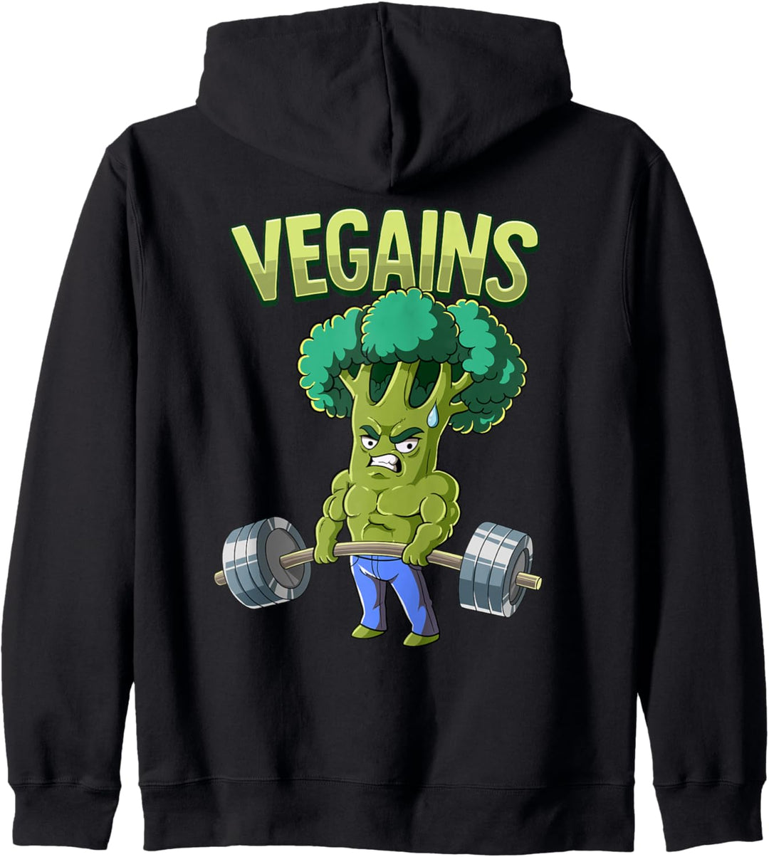 Vegains Vegan Bodybuilding Fitness Gym Kapuzenjacke