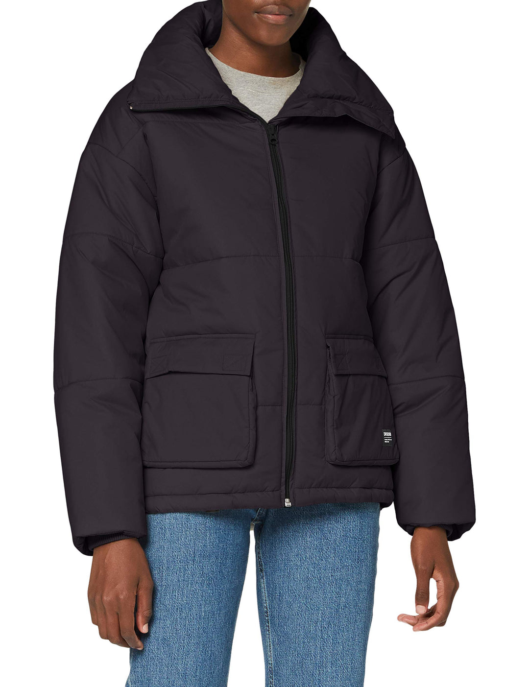Dr. Denim Damen Whitney Puffer Jacke M Graphit, M Graphit
