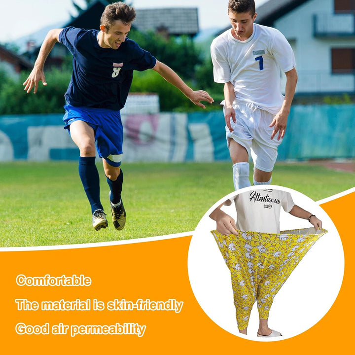2 Stück Granny Pants Spiel, Wurfspiel Outdoor, mit 6 × Hüpfbällen und 1 × Ballonpumpe, Oma Hosen Hof