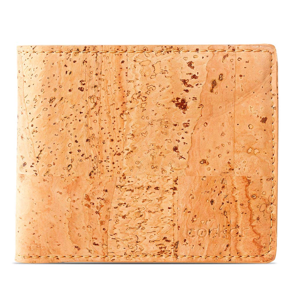 Corkor Kork Passcase Geldbörse - Nicht-Leder Bifold Wallet - Herren Geldbörse - RFID blockierend, ve