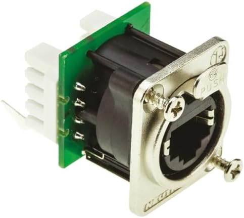Neutrik etherCON Cat.5e RJ45-Steckverbinder Buchse, 1-Port 8-polig, Kabelmontage