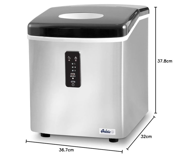 HENDI 271568 Eiswürfelmaschine, Eismaschine, Eiscrusher, Eiswürfelmaschine, Kapazität: 100 Eiswürfel