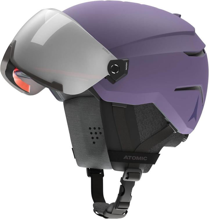 ATOMIC Savor Visor Stereo Skihelm mit Visier - Maximale Stossdämpfung - Active Aircon Belüftungssyst