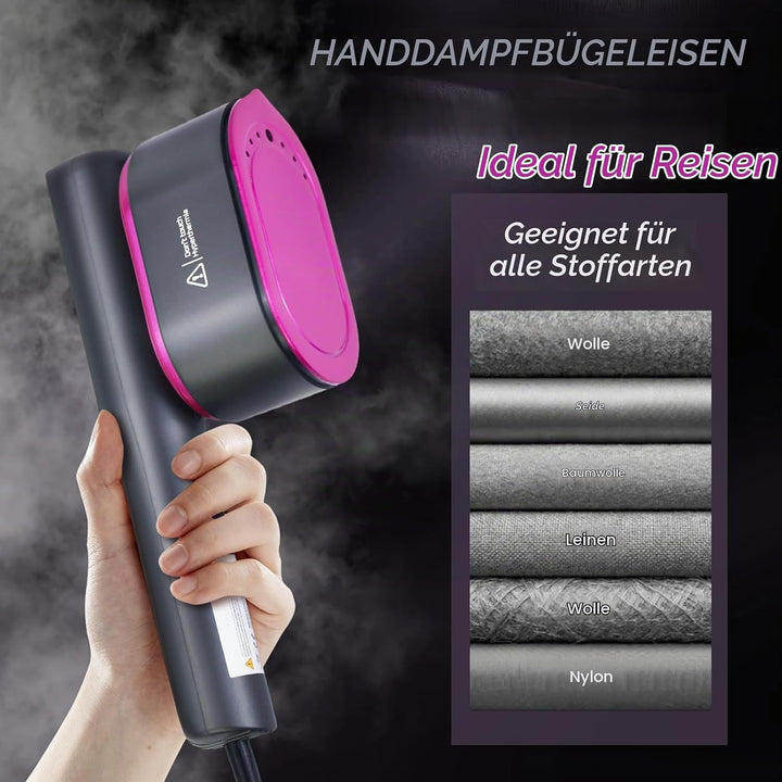Reisedampfbügeleisen mit LCD-Display