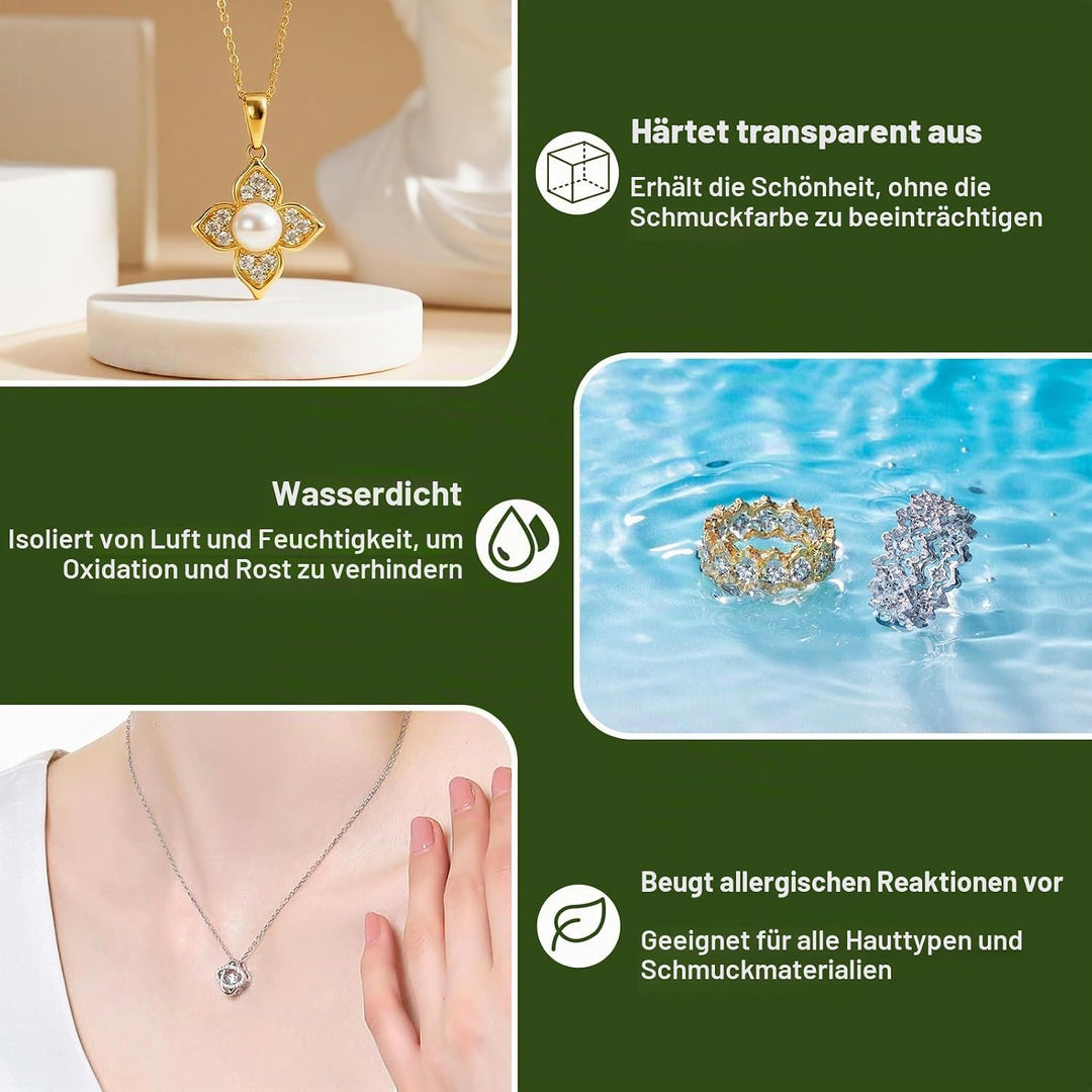 50 ml Schmuckschutzbeschichtung, Schmuckversiegelung Anlaufschutz, behält brillanten Glanz, gegen Ve